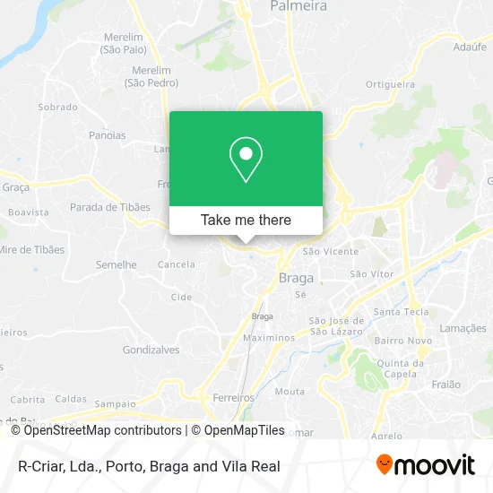 R-Criar, Lda. mapa