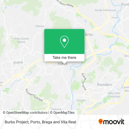 Burbs Project map