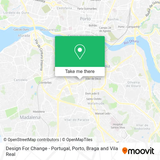 Design For Change - Portugal map