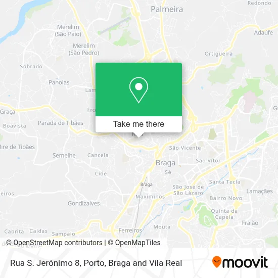 Rua S. Jerónimo 8 map