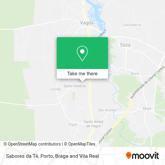 Sabores da Tê map