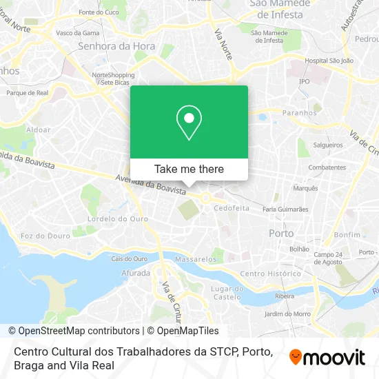 Centro Cultural dos Trabalhadores da STCP map