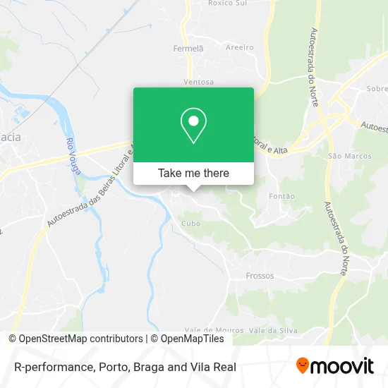 R-performance mapa