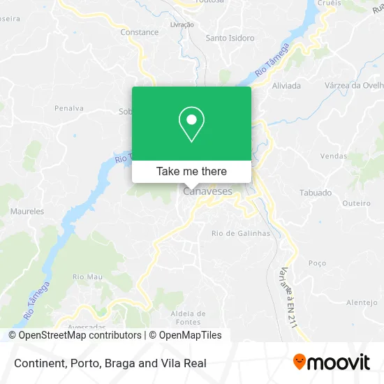 Continente map