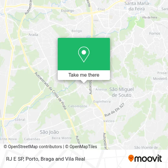RJ E SP mapa