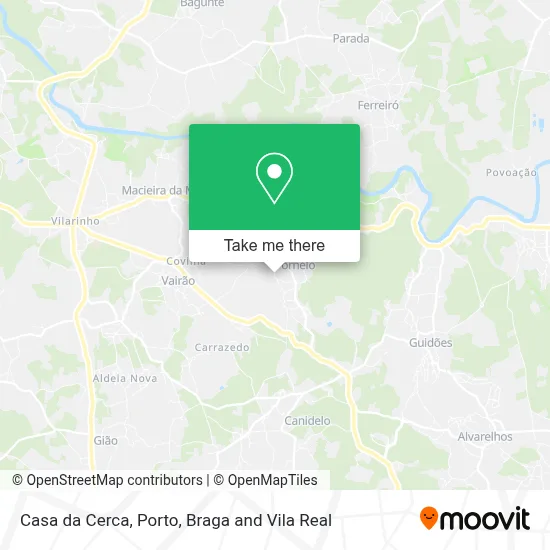 Casa da Cerca map