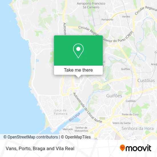 Vans map