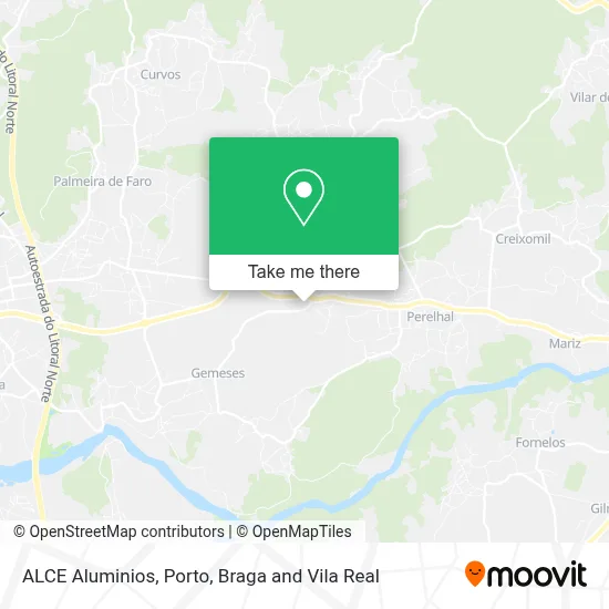 ALCE Aluminios map