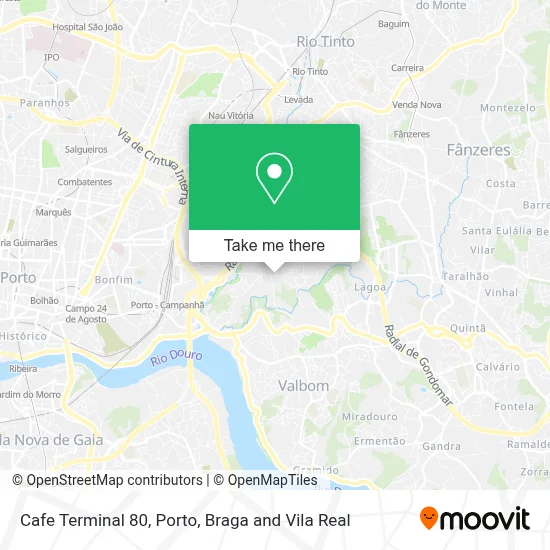 Cafe Terminal 80 map
