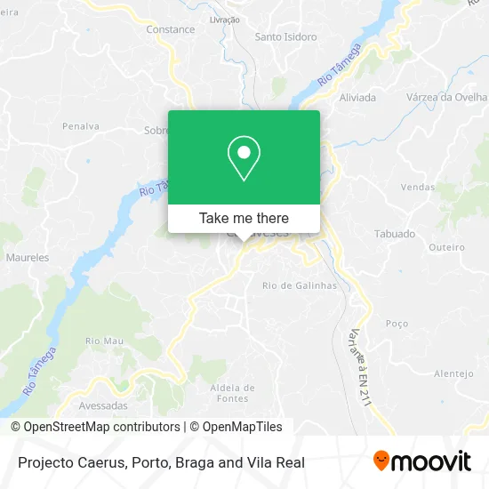 Projecto Caerus map
