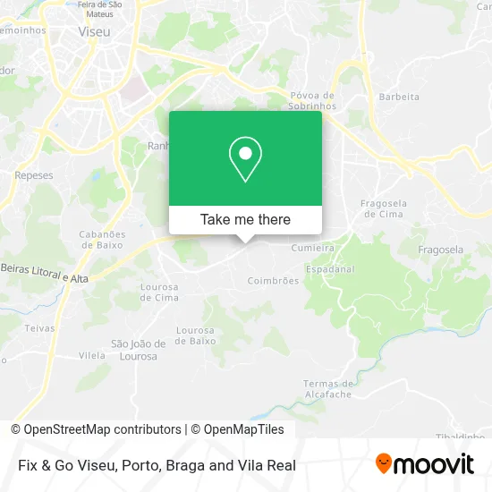 Fix & Go Viseu map