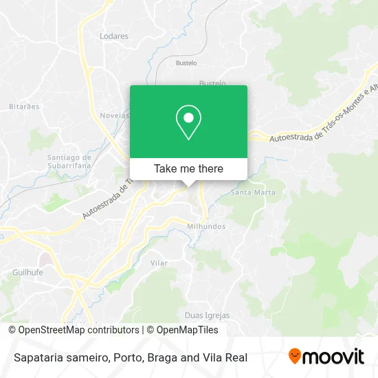 Sapataria sameiro map