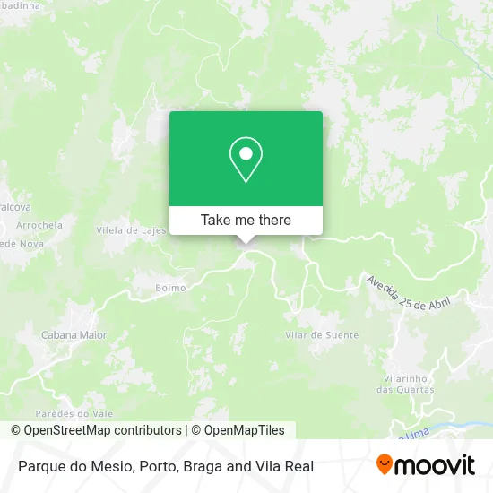 Parque do Mesio map