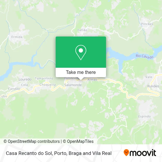 Casa Recanto do Sol map