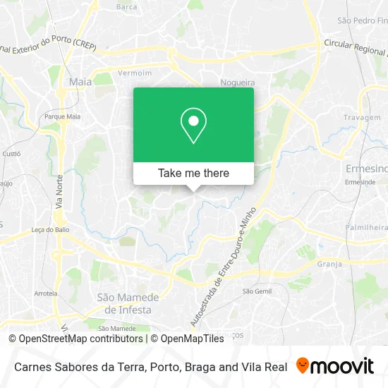Carnes Sabores da Terra map