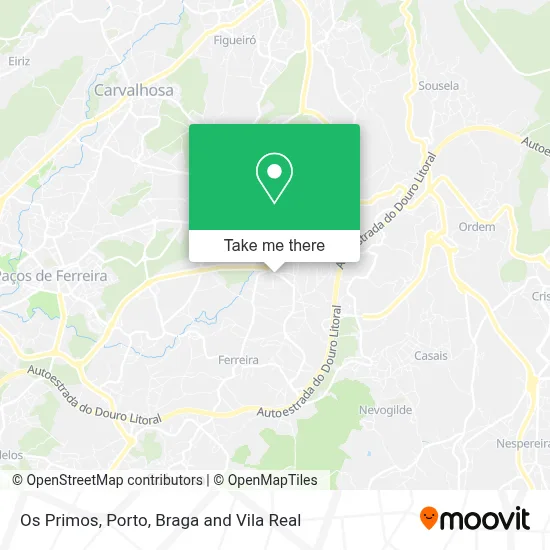 Os Primos map