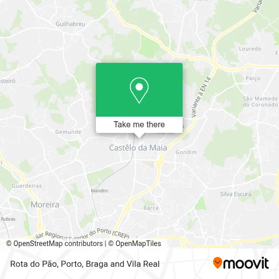 Rota do Pão map