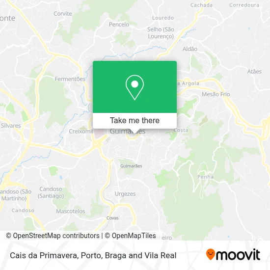 Cais da Primavera map
