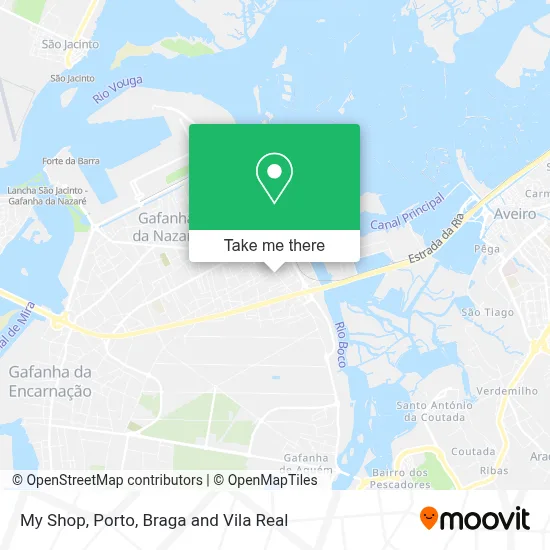 My Shop map