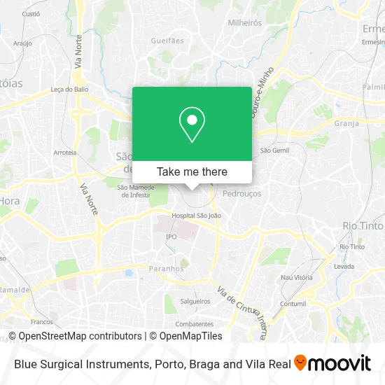 Blue Surgical Instruments map
