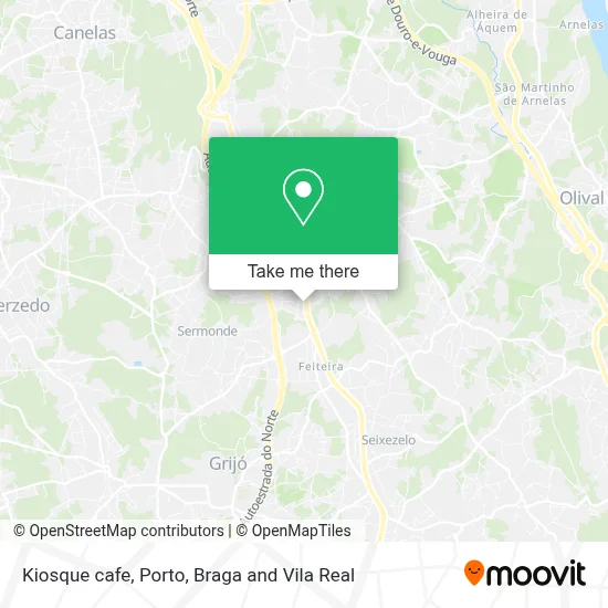 Kiosque cafe map