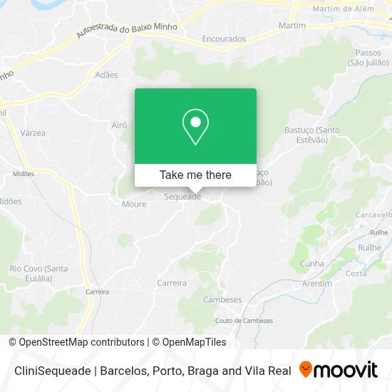 CliniSequeade | Barcelos map