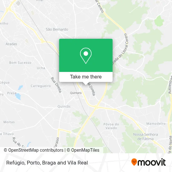 Refúgio map