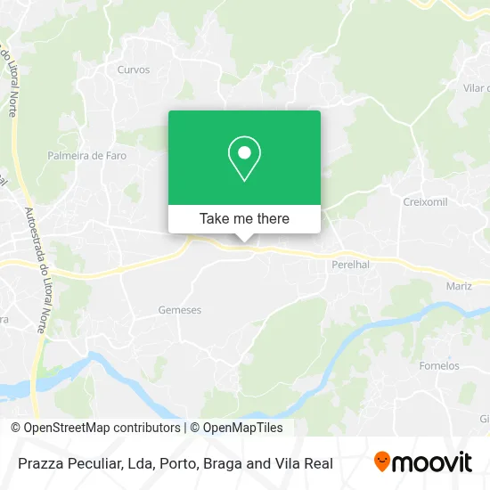 Prazza Peculiar, Lda mapa