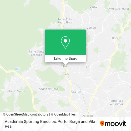 Academia Sporting Barcelos map