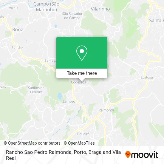 Rancho Sao Pedro Raimonda map