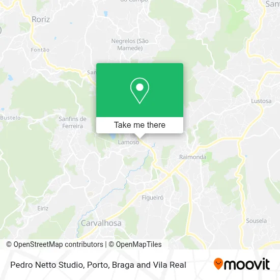 Pedro Netto Studio map