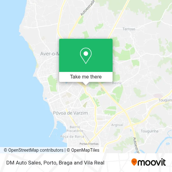 DM Auto Sales map