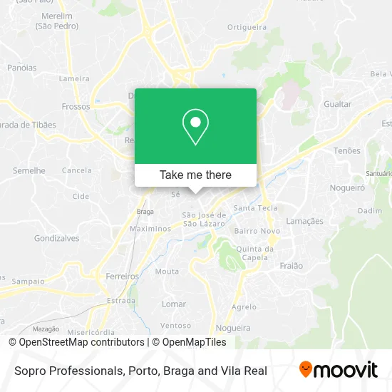 Sopro Professionals map