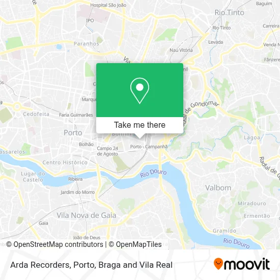 Arda Recorders map