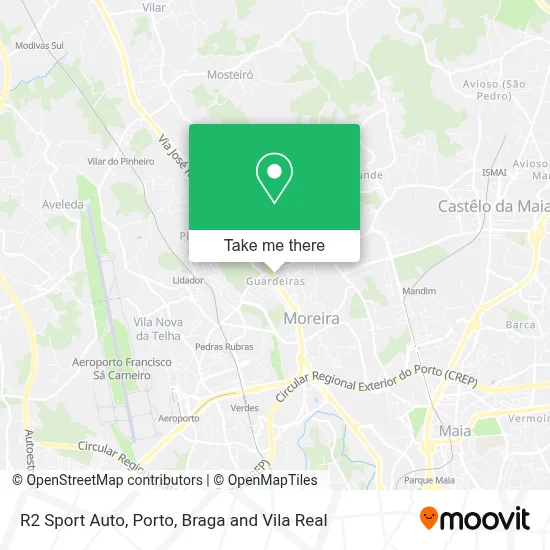 R2 Sport Auto mapa