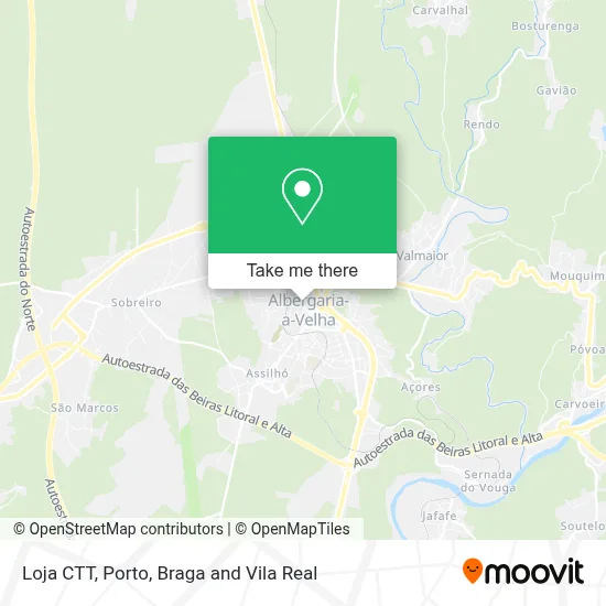Loja CTT map