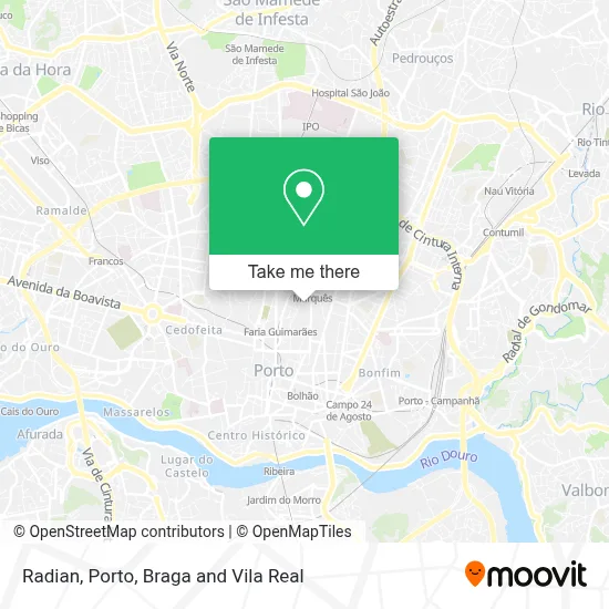 Radian map