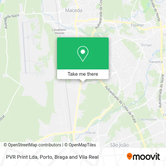 PVR Print Lda map