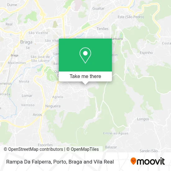 Rampa Da Falperra mapa