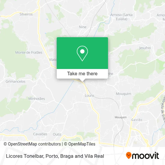 Licores Tonelbar map