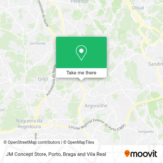 JM Concept Store map