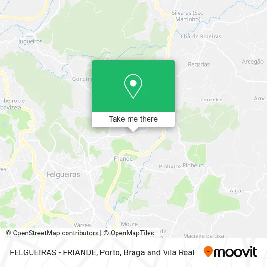 FELGUEIRAS - FRIANDE map