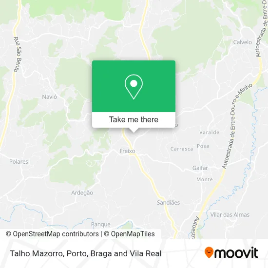 Talho Mazorro map