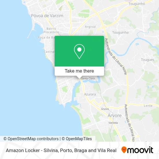 Amazon Locker - Silvina map