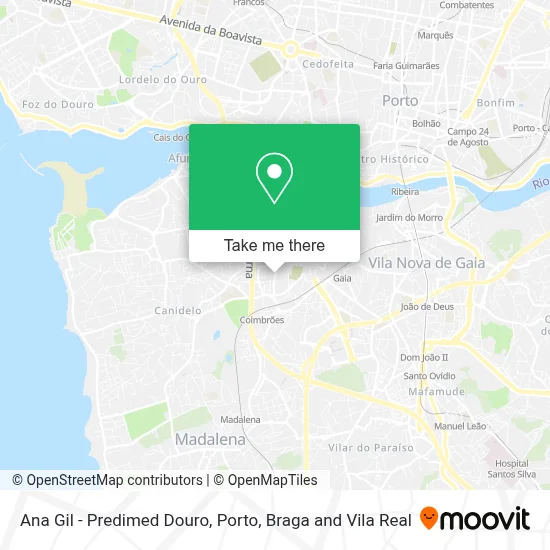 Ana Gil - Predimed Douro map