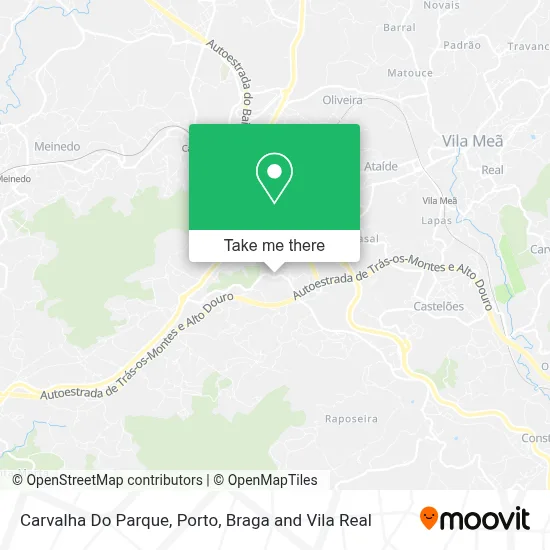 Carvalha Do Parque map