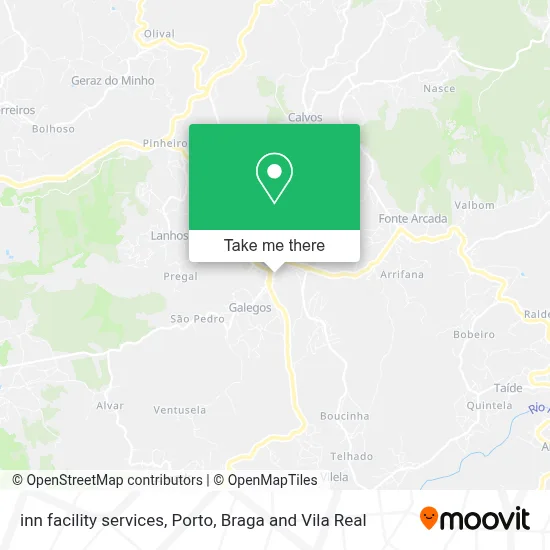 inn facility services map
