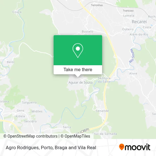 Agro Rodrigues map