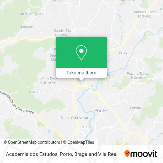 Academia dos Estudos map