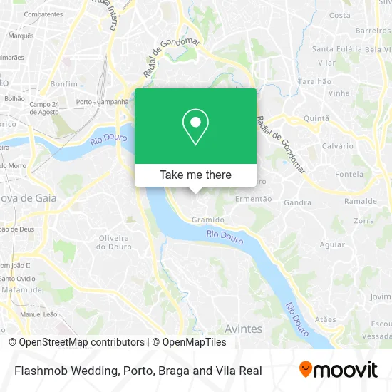 Flashmob Wedding map